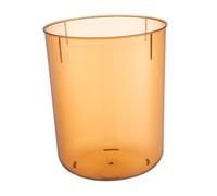Didiseaon Transparent Minimalist Garbage Bin Pet Waste Storage Box for Home Desktop Use Multipurpose Trash Basket for Paper and Household Waste Easy-clean Rubbish Container