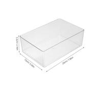 Didiseaon Transparent Plastic Hamster Bath Basin Bath Container for Pets Multi-functional Guinea Pig Toilet and Chinchilla Bathtub Pet Toilet Tray