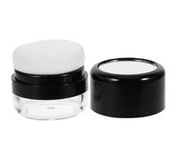 Didiseaon Travel Mini Toiletries Women Powder Dispenser Jars Lids Dusting Powder for Women Reusable Plastic Containers for Cosmetics