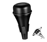 Didiseaon Trombone Mute Black Silencer for Brass Instruments Practice Mute for Trumpet Accessories Small for Beginners