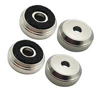 Didiseaon Trumpet Piston Caps Replacement, Copper Valve Covers, Silver, Lightweight Design for Trumpet and Baritone Horn Music Instrument Supplies
