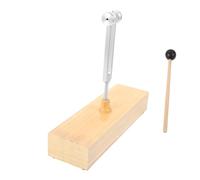 Didiseaon Tuning Fork and Percussion Mallet Portable Design with Wooden Voice Box Aluminum Alloy for Meditation and Stress Reduction for Deeper Meditation Experiences and Balance Exercises