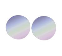 Didiseaon Ultra Thin 2pcs Makeup Powder Container Mirror Puff Anti-Leakage Design Refillable Compact for Loose Powder Suitable for Shopping and Office