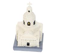Didiseaon Unique Resin Cathedral Model Sand Table Ornament Creative Desktop Decoration Historical Church Craft for Home Office School Versatile Adornment and Educational Prop