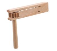 Didiseaon Unique Wooden Castanets Durable Musical Instrument for Handheld Ratchet Noise Maker for Parties Sports Events and Educational Fun Great Addition to Performances and Music