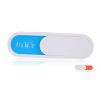 Didiseaon Vacant Occupied Door Sign White Sliding Privacy Indicator for Office Restroom Conference Room Wear Resistant Material Easy to Slide Status Change Strong Adhesive for Public Spaces