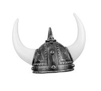 Didiseaon Viking Horn Hat Ox Horn Helmet Viking Costume Party Hat Halloween Masquerade Costume for Men Ancient Rome Decor