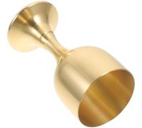 Didiseaon Vintage Brass Chalice for Worship and Wine, Golden Footed Cup