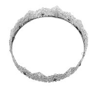Didiseaon Vintage Crown European Style Palace Crown Stone Shaped Hair Rustic King Tiara for Men Prom Party Sturdy Metal Antique Silver