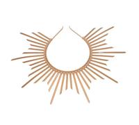 Didiseaon Vintage Crown Hair Accessory Spiky Headband for Halloween Cosplay Sunburst Spike Crown Headpiece for Costume Headwear and Carnival Party