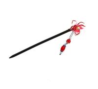 Didiseaon Vintage Hair Accessory Metal Glazed Flower Hairpin Retro Chinese Pearl Hair Stick for Women