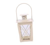 Didiseaon Vintage Iron Candle Holder Stand Lantern with Handle for Wedding Tabletop Decoration Elegant Moroccan Style Tea Light Lantern for Garden Home Camping and Festive Atmospheres