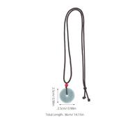 Didiseaon Vintage Jade Necklace Chinese Lucky Necklace Feng Shui Pendant Jade Pendants for Women Crystal Jewelry for Women Charm Costume Jewellery Green
