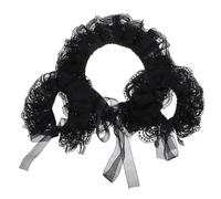 Didiseaon Vintage Lace Collar and Wrist Soft Breathable Victorian Ruffle Accessory for Women Renaissance Costume Easy Wear Gothic Drama Party Roleplay Elegant Elizabethan Style