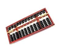 Didiseaon Vintage Wooden Abacus Rods Beads Arithmetic Counting Tool for Adults and Wood Material Educational Portable Abacus for Students Learning Math and Mental Calculation