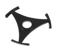 Didiseaon Vinyl Record Accessory Black Environmental Plastic Adapter with One-piece Molding for Turntable Playback