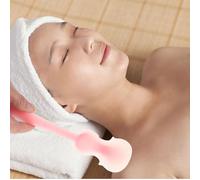 Didiseaon Violin Design Silicone Massage Patting Board for Neck and Shoulder, Portable Pink Silicone Massage Stick Body Care Tool for Therapy and Relaxation