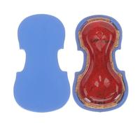 Didiseaon Violin Rosin Natural Dust-free for Violin Cello Viola Erhu Bow, Portable Small Medium Large Size Bow Resin in Light Coffee Color for String Instruments Practice