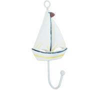 Didiseaon Wall Hook Mediterranean Style Resin and Metal Decorative Wall Hook Multi-Functional Easy to Install for Living Room Home Decor