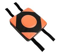 Didiseaon Wall Mounted Boxing Training Pad with Sticky Strap Kick Pad for Taekwondo Karate Muay Thai Martial Arts Professional Punching Mat for Home and Gym Use Vibrant Orange