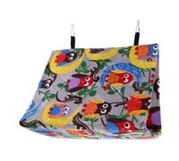 Didiseaon Warm Parrot Hanging Tent Hammock Cotton Nest Bed Triangular Cage Tent for Budgies Cockatiels Lovebirds Secure Snug Sleeping Hideaway Easy to Clean and Assemble Suitable for Various