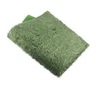 Didiseaon Washable Crawl Pets Mat Carpet for Reptile Reusable PET Mat Olive Green Cotton Terrarium Liner for Reptile Terrarium Bedding and Amphibian Habitat