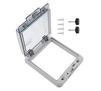 Didiseaon Waterproof 5-Way Circuit Breaker Distribution Box Observation Window for Outdoor Power Junction and Breaker Protection