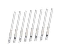 Didiseaon Waterproof Skin Marking Pen 8pcs White Tattoo Locating Pens Point Marking Tool for Precise Cosmetic and Piercing Use