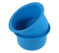 Didiseaon Wax Simple Reusable for Liners Melt Pot 2pcs Silicone Non-stick Insert with Cleaning Feature Blue Mini Candle and Making Heating Warmer Liners Suitable for Craft