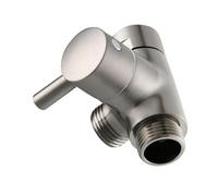 Didiseaon Way Hand Shower Diverter Valve Faucet Splitter with Rotating Joint for Bathroom Sink and Shower Hose Connector Easy Installation Water Flow Control