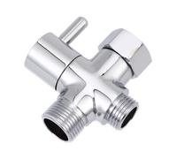 Didiseaon Way Stainless Steel Water Diverter Valve Chrome Finish Shower Bidet Connector for Toilet Use High-end North America Standard