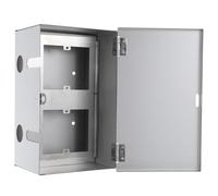 Didiseaon Weatherproof Outdoor Electrical Box with Lock Stainless Steel Socket Enclosure for Outlets Junction Case for Garden Park Industrial Use