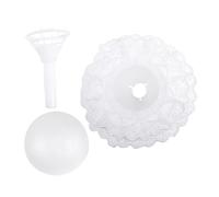 Didiseaon Wedding Bouquet Holder with Plastic Handle and Base Bridal Bouquet Handle for Flower Arrangements Secure Lightweight Design for Bride Wedding Party Anniversary and Valentine