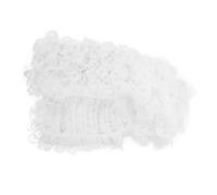 Didiseaon White Gentleman Judge Wig for Court Performance Chemical Costume Wig for Men Comfortable All-day Wear Trim for Cosplay and Parties