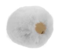 Didiseaon White Microphone Windscreen Cover Plush Noise Reducing Pop Filter for Indoor Outdoor Use Detachable Washable Windshield Compatible with Lapel and Condenser Mics