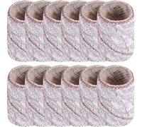 Didiseaon White Sanding Bands with Wear Resistance and Smooth Nails for Nail Drill 200pcs for Home Salon and Professional Art Shops