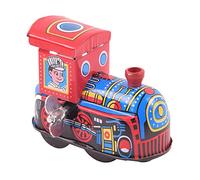 Didiseaon Wind-up Tinplate Train Toy for Boys and Girls Traditional Clockwork Toddler Toy Suitable for Indoor Play and Collectors