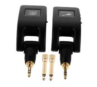 Didiseaon Wireless Guitar Transmitter Receiver System with Built Rechargeable Lithium Battery High-fidelity Audio Transmission Cordless Convenience for Electric Bass and Guitar Performance