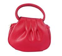 Didiseaon Women Mini Bag PU Solid Color Handbag Fashion Coin Wallet with Zipper and Buckle Dual Protection Rose Red for Shopping and Daily Use