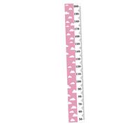 Didiseaon Wood and Canvas Growth Chart Height Growth Chart for Girls and Boys Sturdy Wall Décor with Cartoon Patterns for Nurseries and Bedrooms