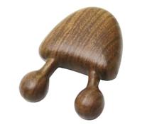 Didiseaon Wood Face Acupoint Massager Creative Wooden Massage Tool Smooth Surface Comfortable Touch Assorted Colour for Travel and Outdoor Use