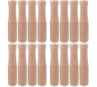 Didiseaon Wood Grinding Pestle: 16pcs Handheld Garlic Pestle Grinding Rod Crushing Wood Masher Stick Tool for Garlic Walnut Kitchen Essentials