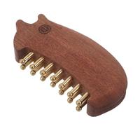 Didiseaon Wood Hair Scalp Massager with Copper Teeth, Lightweight Body Massage Accessory, Unblock Scalp Meridians, for Travel and Professional Massage Salons