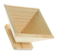 Didiseaon Wood Zongzi Mold Quadrangular Rice Dumpling Mold Made of Synthetic Material Easy to Clean Kitchen Accessory for DIY Rice Ball Making and Traditional Chinese Cooking