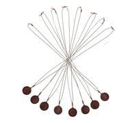 Didiseaon Wooden Bezel Pendant Trays for DIY Pendant Making with Flower Border 8pcs Comfortable Wear, Personalize Charms Vintage Style Necklace Base Suitable for Daily Outings