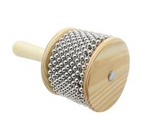 Didiseaon Wooden Cabasa Hand Shaker for Preschool Teaching Lightweight Percussion Instrument with Rotating Beads Easy to Use Music Tool for Students