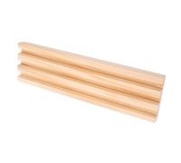 Didiseaon Wooden Domino Tray Rack Organizer for Desktop Games Multi Functional Non Slip Holder Base for Domino Tiles Letter Cards and Craft Display Simple Design for Adults and Family Fun