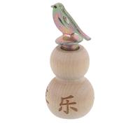 Didiseaon Wooden Gourd Shaped Bird Whistle Toy Hand-twist Call for Boys and Girls Educational Bird Caller Whistle for Training and Party Favors