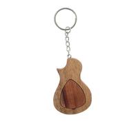Didiseaon Wooden Guitar Pick Keychain Set with Storage Box, Creative Guitar Plectrum Holder, 2Pcs Pick Case for Musician and Travel Accessories