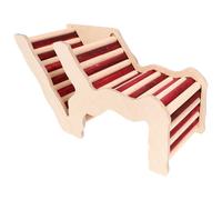 Didiseaon Wooden Hamster House with Ladder for Small Pets, Safe to Bite and DIY Paintable, for Pet Entertainment and Training a Comfortable Hamster Hiding Place